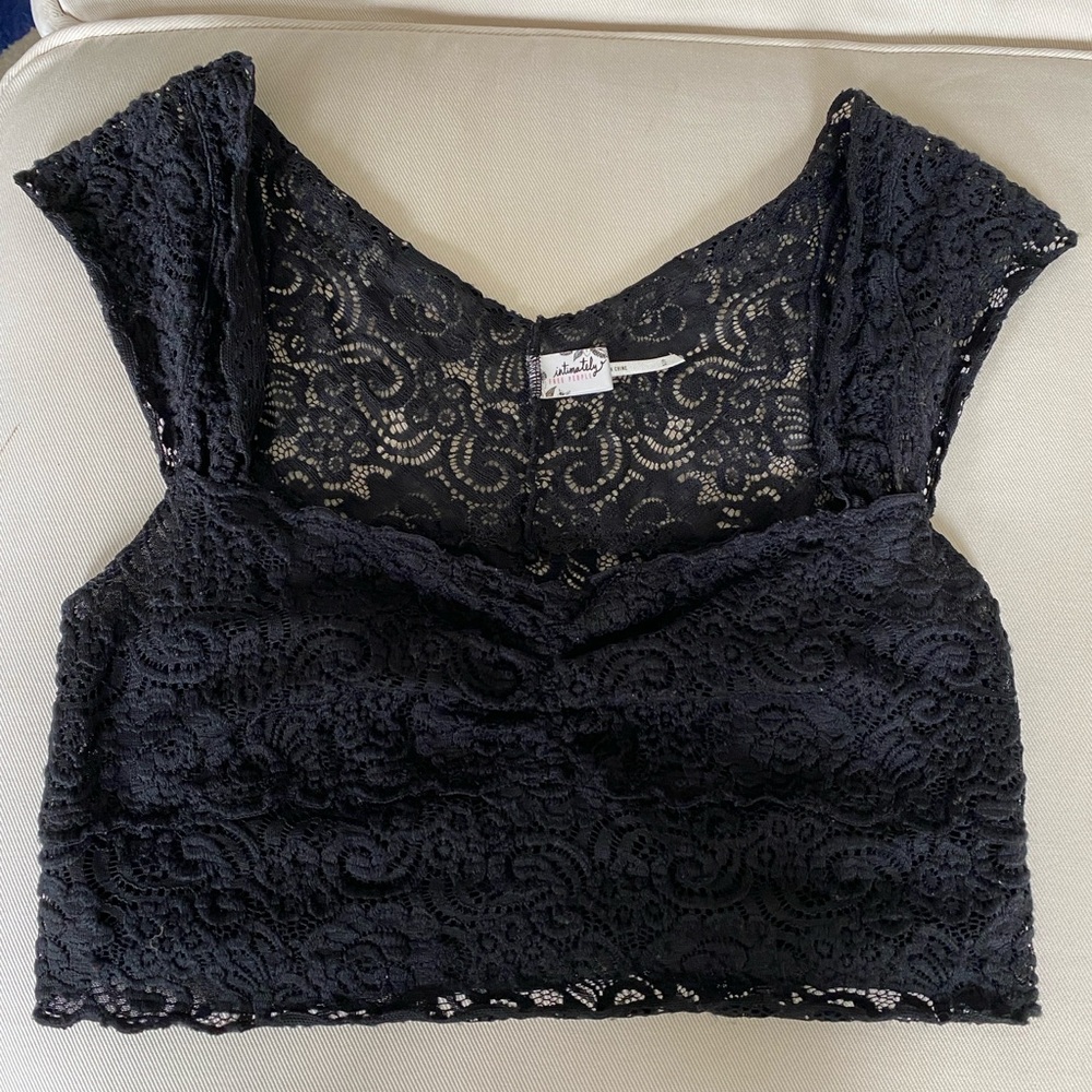 Free people bralette/cropped top size small barely worn